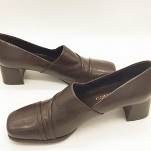 Franco Sarto Women’s Loafers Block Heel Br…